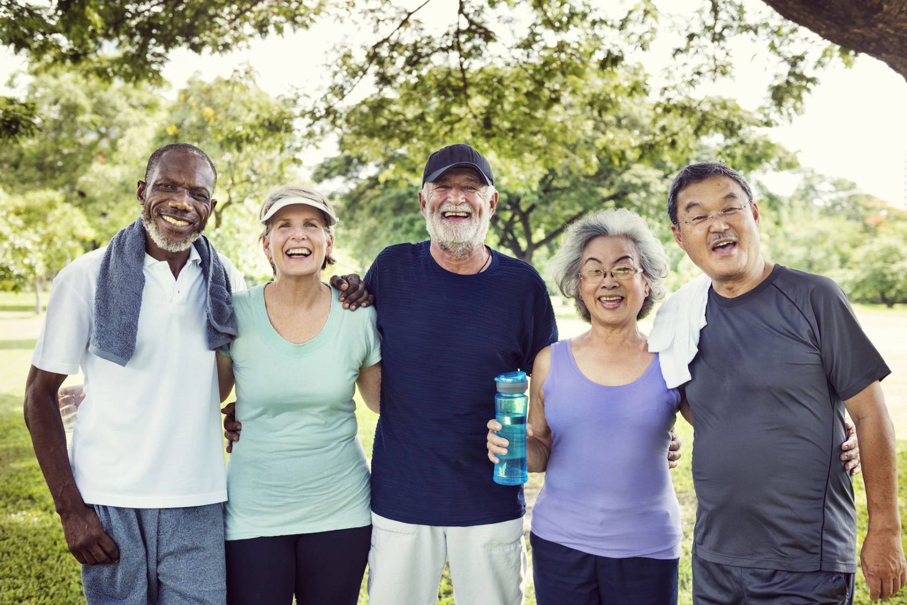 Senior Group Homes in Florida - Senior Friends on a Walk