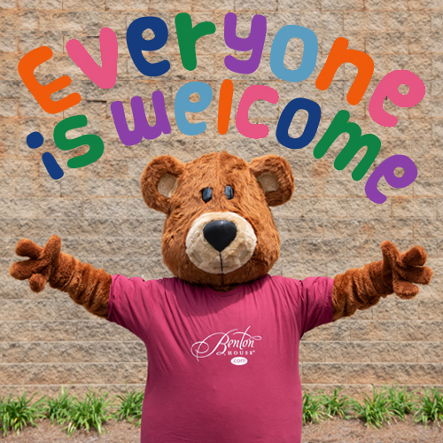 Assisted Living in South Carolina - Everyone is welcome Bear Mascot