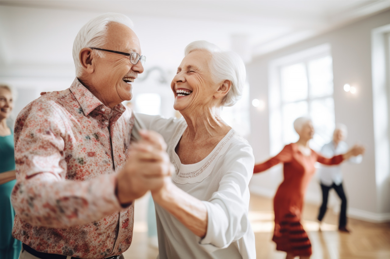 Senior Couple Dancing